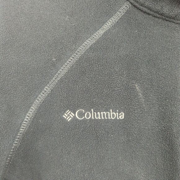 Columbia Black Fleece Jacket Full Front Zip Womens Size Small EUC - Picture 5 of 14